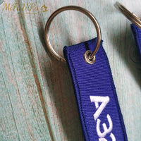 Thumbnail for 2 PCS ROYAL BRUNEI A320 EMBROIDERY KEY CHAIN - PILOTSX