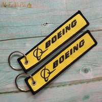 Thumbnail for 2 PCS/LOT A BOEING SIDE B ROYAL BRUNEI EMBROIDERY KEY CHAIN - PILOTSX