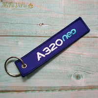 Thumbnail for 2 PCS/LOTMAINTENAINCE SIDE B A320 EMBROIDERY KEY CHAINS - PILOTSX