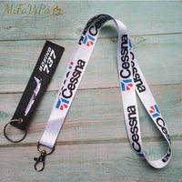 Thumbnail for 2 PCS/SET AIRBUS A310 CHAVEIRO KEYCHAIN CESSNA LANYARDS NECK STRAP - PILOTSX