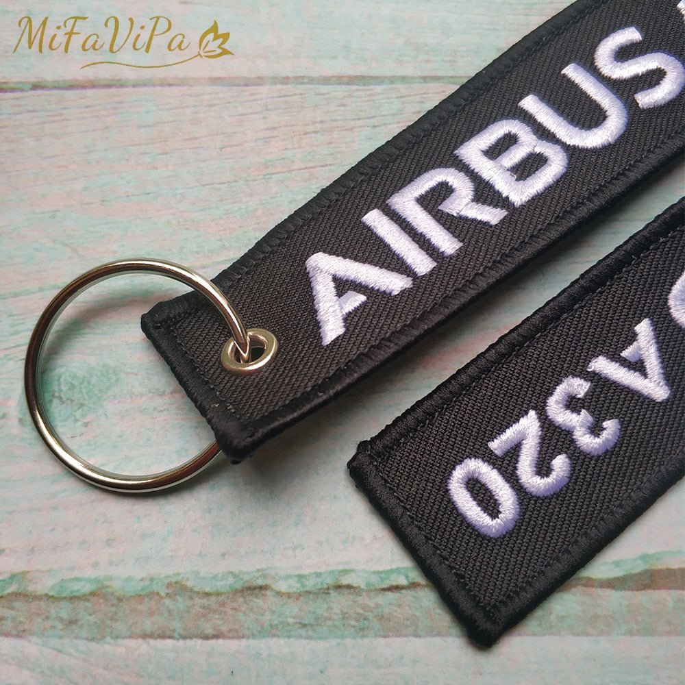 20 PCS AIRBUS A320 EMBROIDERY KEY CHAIN - PILOTSX