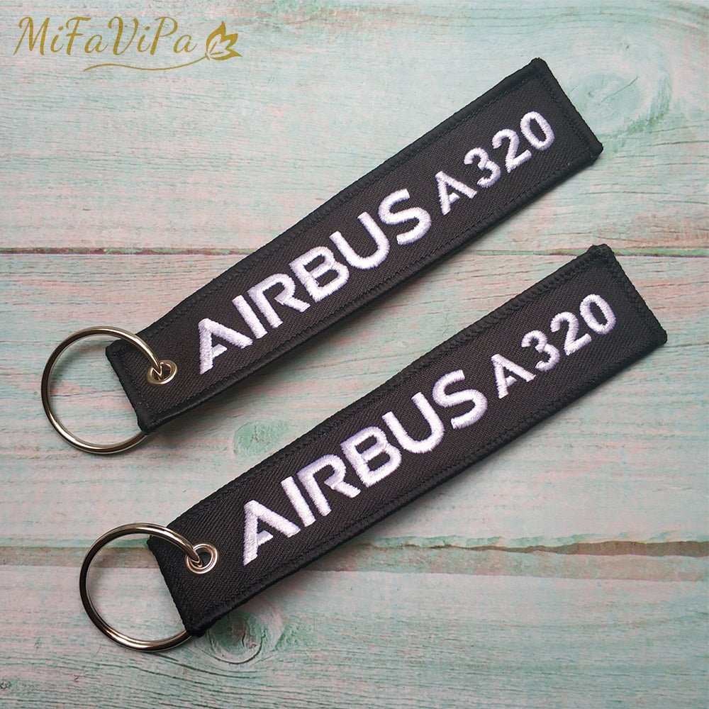 20 PCS AIRBUS A320 EMBROIDERY KEY CHAIN - PILOTSX