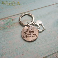 Thumbnail for 20 PCS HEART PANDENT KEYCHAIN I AM A NURSE - PILOTSX