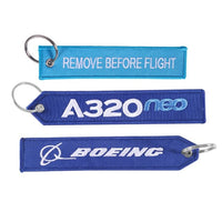 Thumbnail for 3 PCS AIRBUS BOEING BORN TO FLY EMBROIDERY KEY CHAIN - PILOTSX