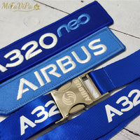 Thumbnail for 3 PCS BLUE A320 NEO LANYARDS KEYCHAIN FASHION TRINKET - PILOTSX