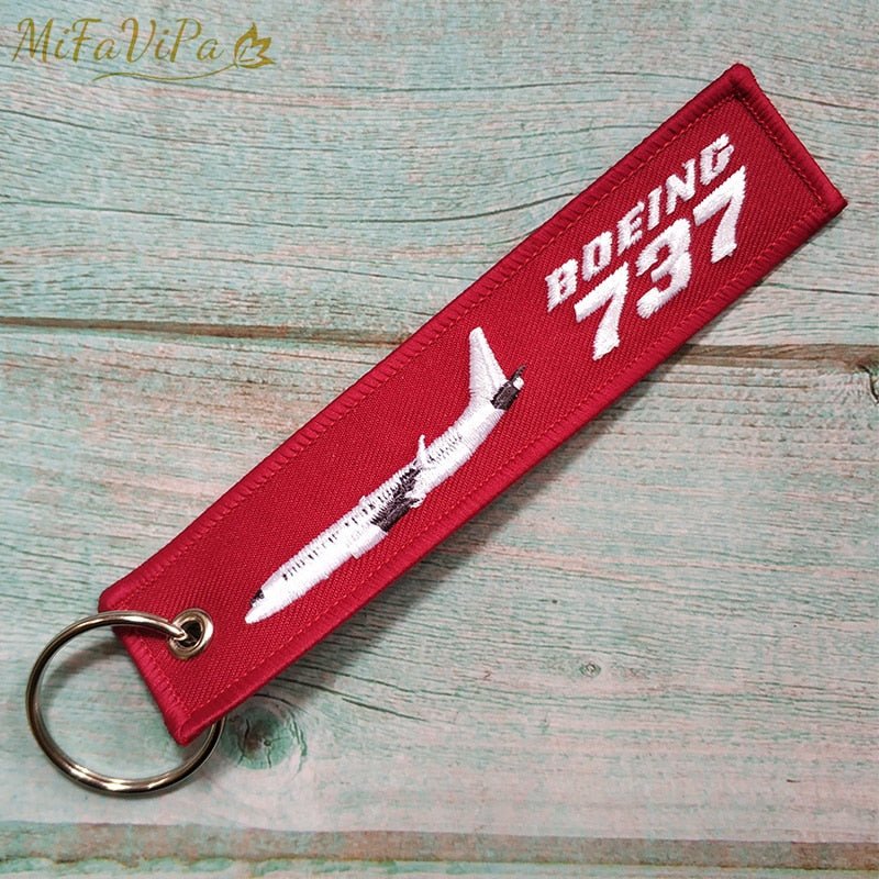 3 PCS BOEING 737 EMBROIDERY KEY CHAIN - PILOTSX