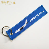 Thumbnail for 3 PCS/LOT AIRBUS A310 EMBROIDERY KEY CHAINS - PILOTSX