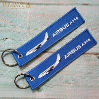 Thumbnail for 3 PCS/LOT AIRBUS A310 EMBROIDERY KEY CHAINS - PILOTSX