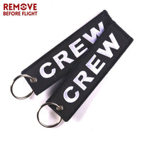 Thumbnail for 3 PCS/LOT BLACK CREW EMBROIDERY KEY CHAIN - PILOTSX