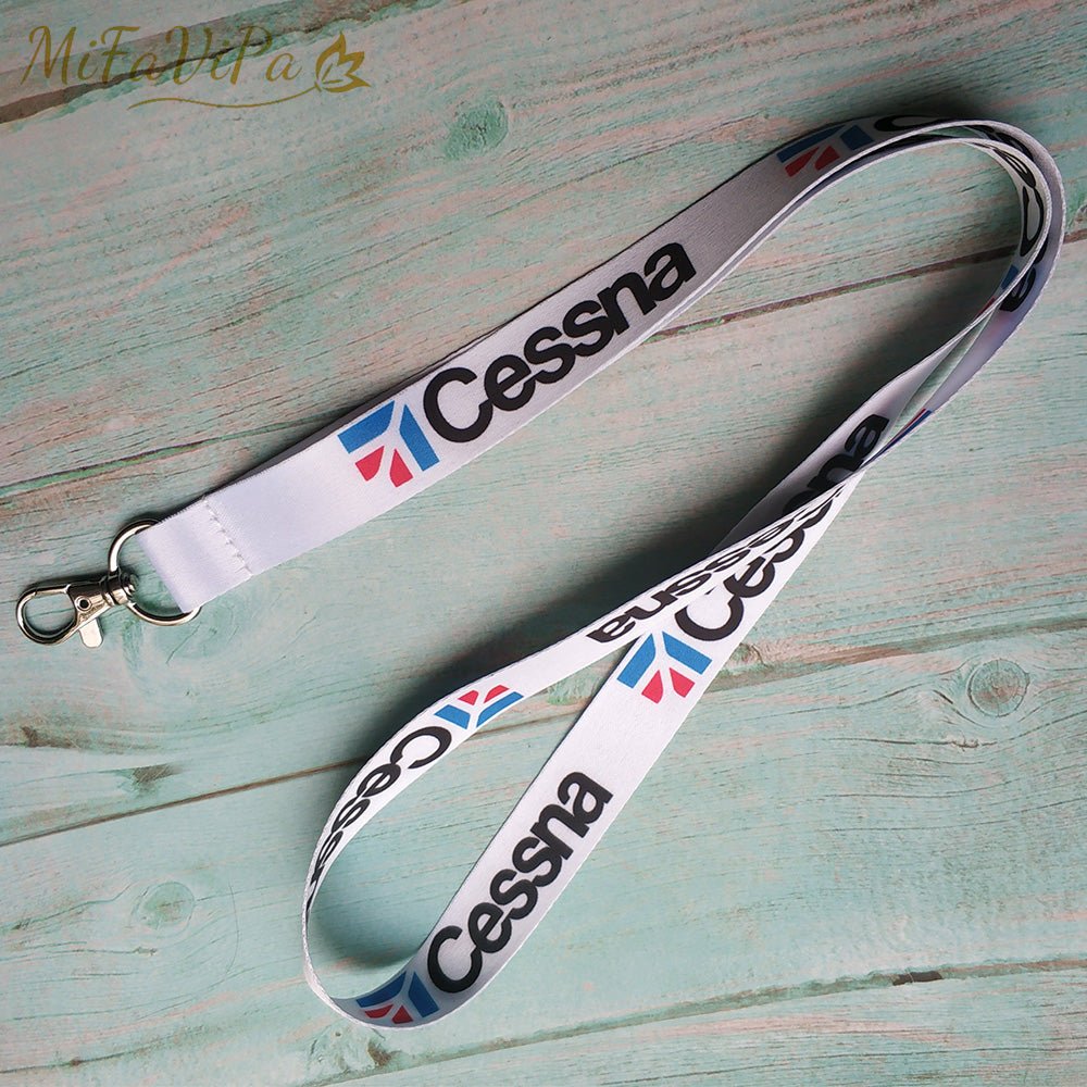 3 PCS/LOT CESSNA LANYARDS NECK STRAP KEY CHAIN - PILOTSX