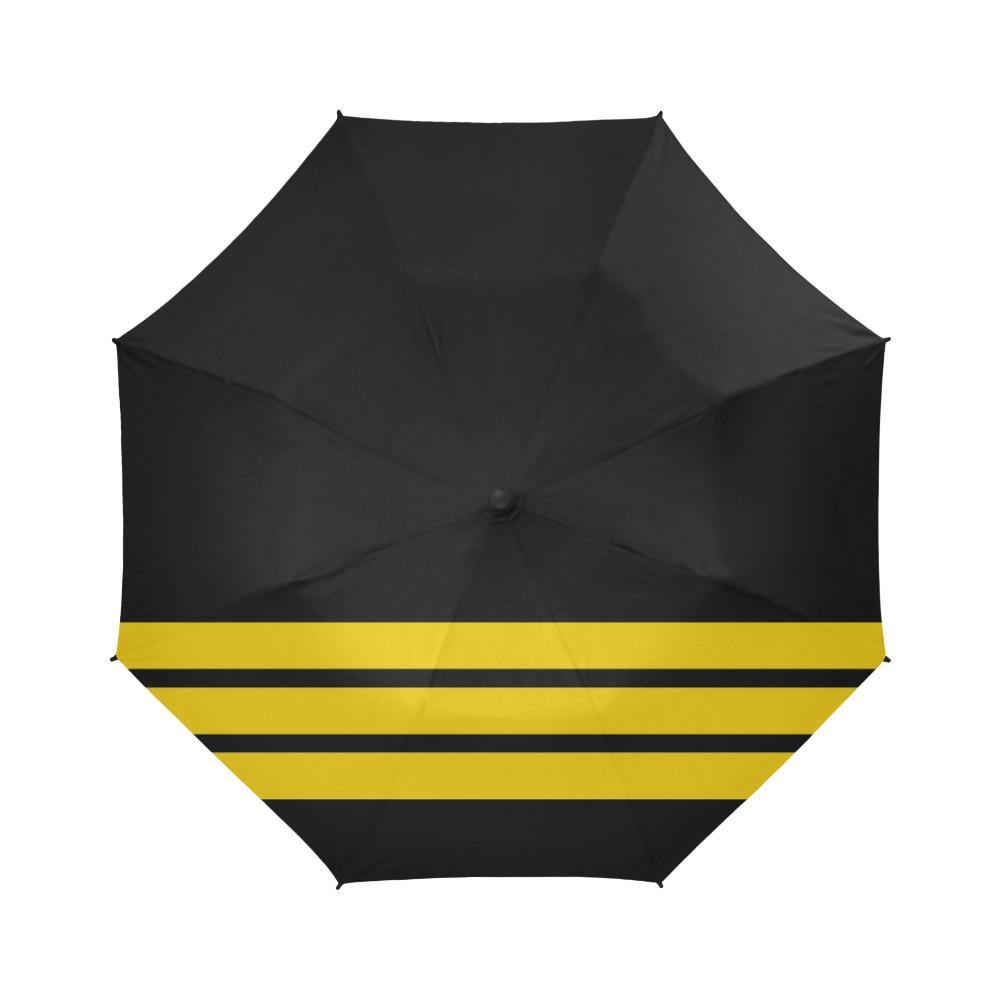 3 STRIPES CUSTOM NAME SEMI - AUTOMATIC FOLDABLE UMBRELLA (MODEL U05) - PILOTSX