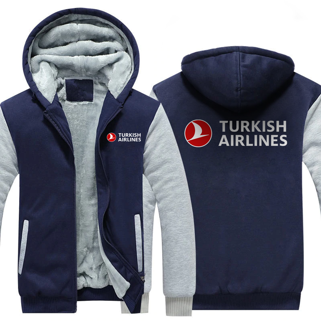 TURKISH AIRLINES  JACKETS FLEECE SWEATSHIRT