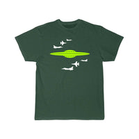 Thumbnail for Fighter Jets v Alien Spaceship T Shirt THE AV8R