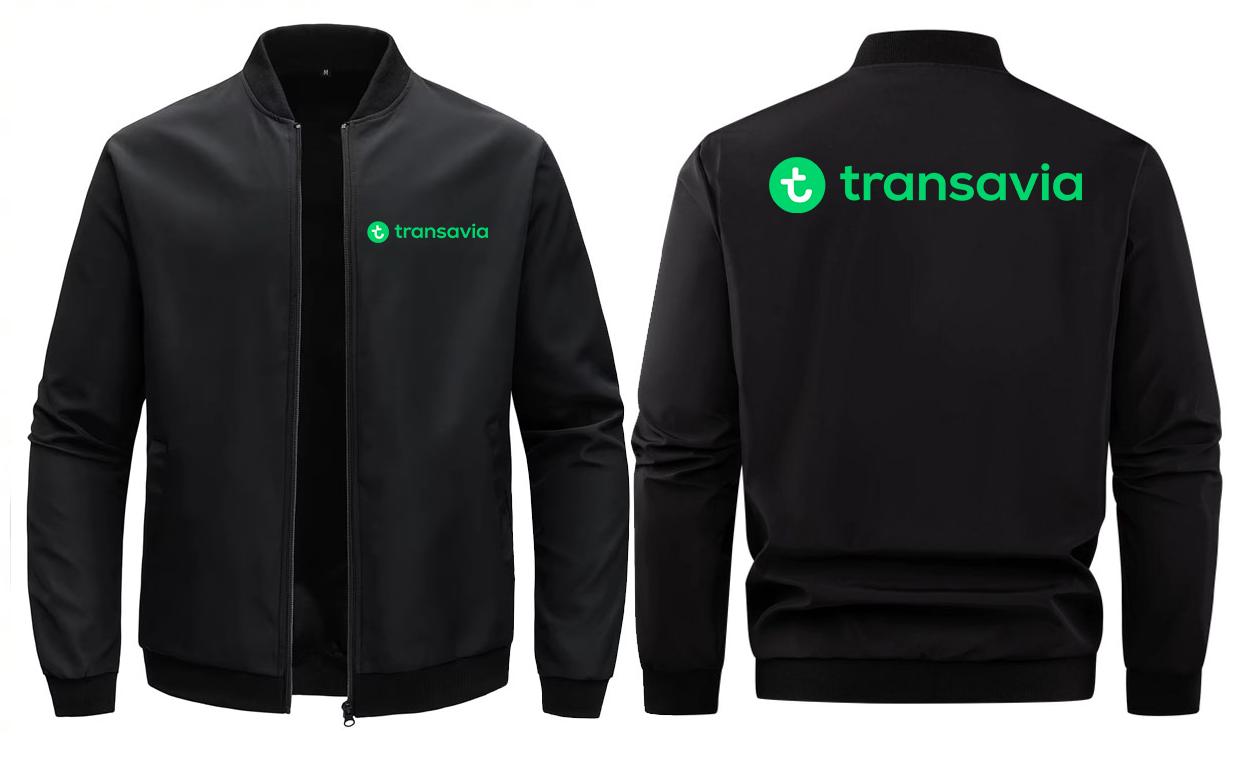 TRANSAVIA  LOOSE SOLID COLOR JACKET