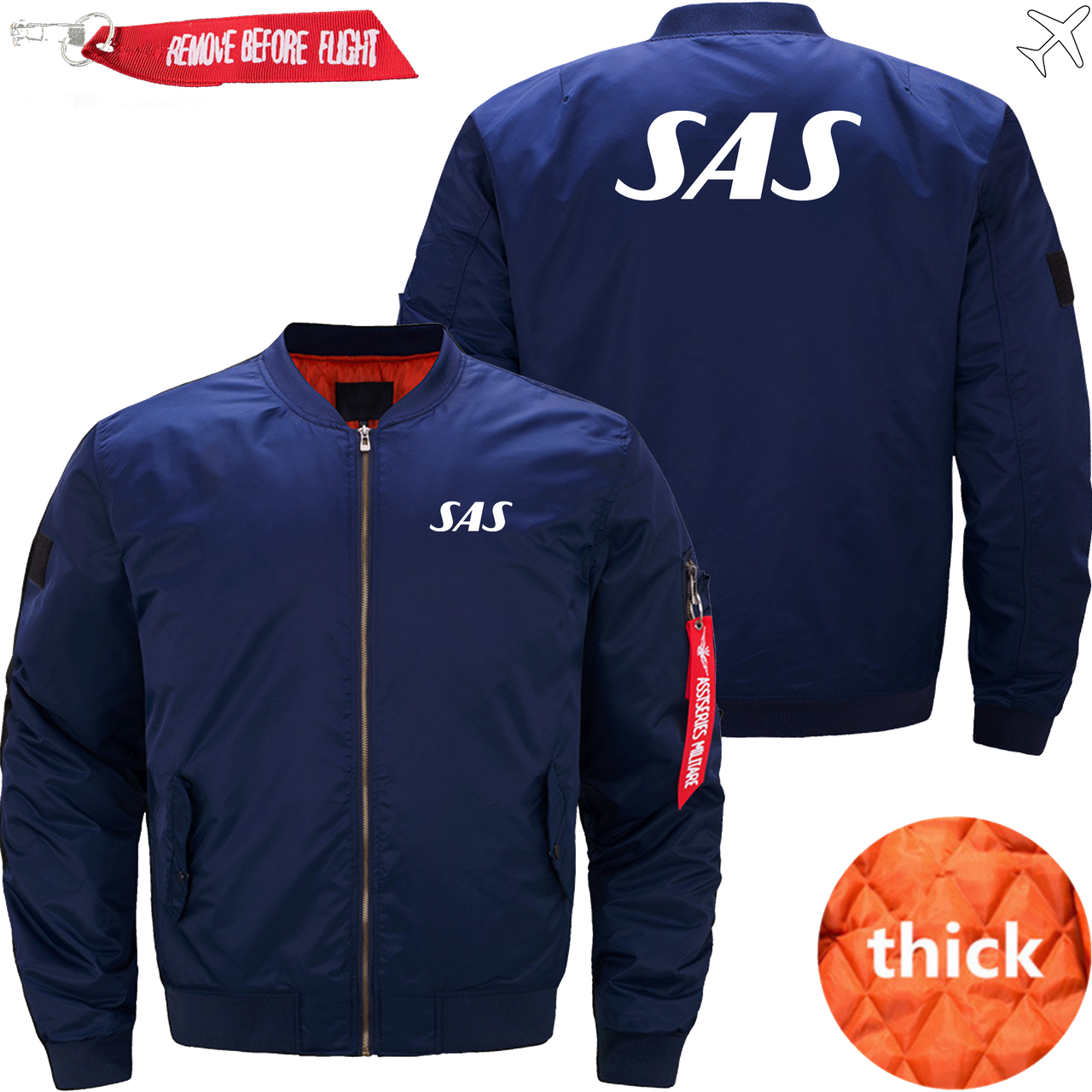 SAS AIRLINES MA1 JACKET THE AV8R