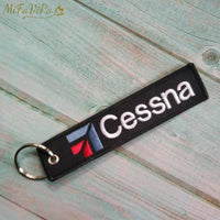 Thumbnail for 3PCS CESSNA FLIGHT CREW EMBROIDERY KEY CHAIN - PILOTSX