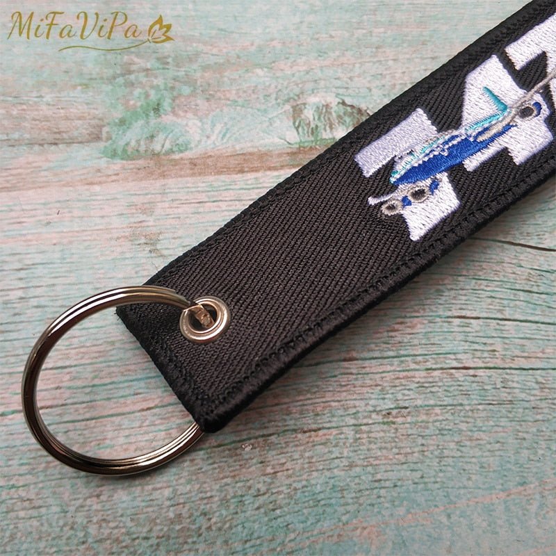 50 PCS BOEING 747 EMBROIDERY KEY CHAIN - PILOTSX