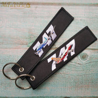 Thumbnail for 50 PCS BOEING 747 EMBROIDERY KEY CHAIN - PILOTSX