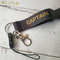 Thumbnail for 50 PCS FASHION TRINKET CAPTAIN LANYARDS NECK STRAP PHONE CHAVEIRO KEYCHAIN - PILOTSX