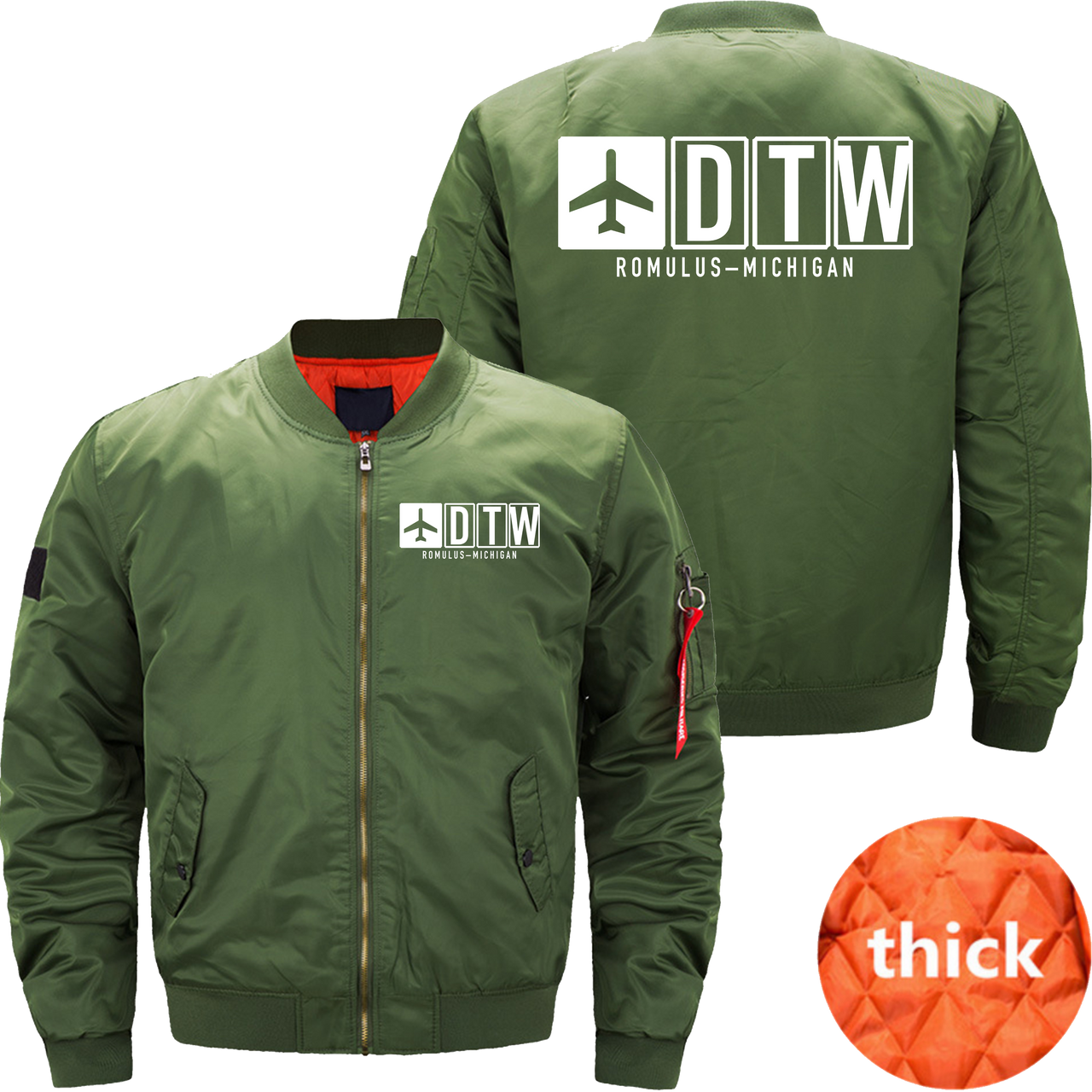 DTW AIRPOART MA1 JACKET