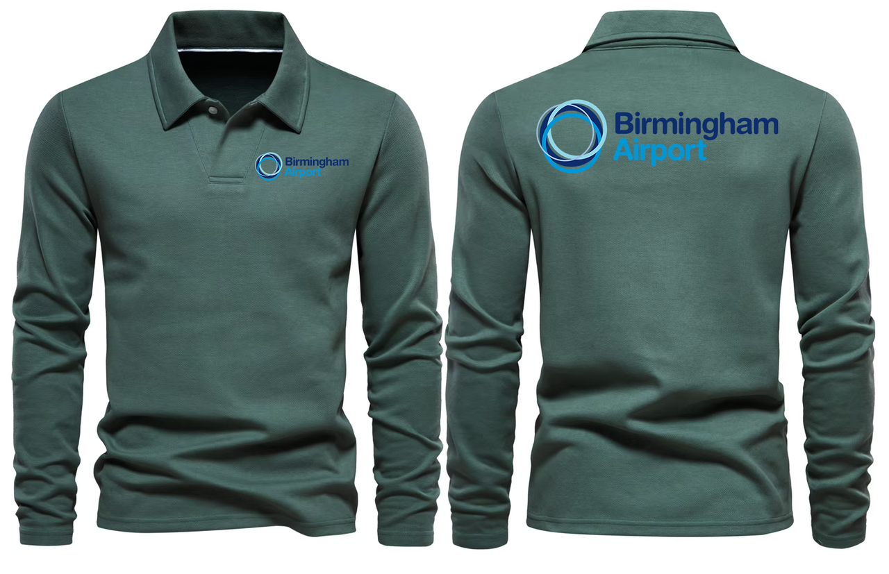 BIRMINGHIM AIRPORT LONG SLEEVE  POLO