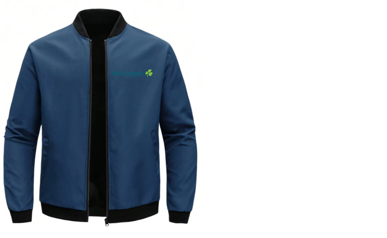 AIR LINGUS LOOSE SOLID COLOR JACKET