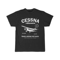 Thumbnail for 84 PILOT - SHIRT CESSNA FLIGHTJRT AIRCRAFT PLANE T - SHIRT - PILOTSX