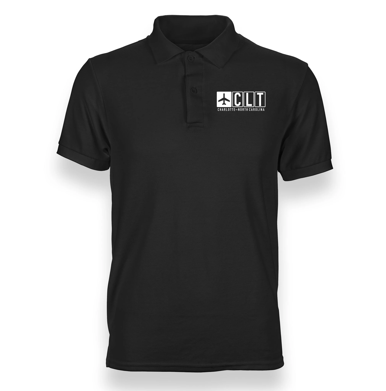 CLT AIRPORT POLO T-SHIRT