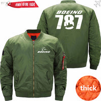 Thumbnail for Boeing -787 Ma-1 Bomber Jacket Flight Jacket Aviator Jacket THE AV8R