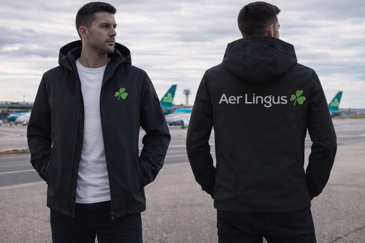 AER LINGUS AERLINES AUTUMN JACKET  (ASIAN SIZE)