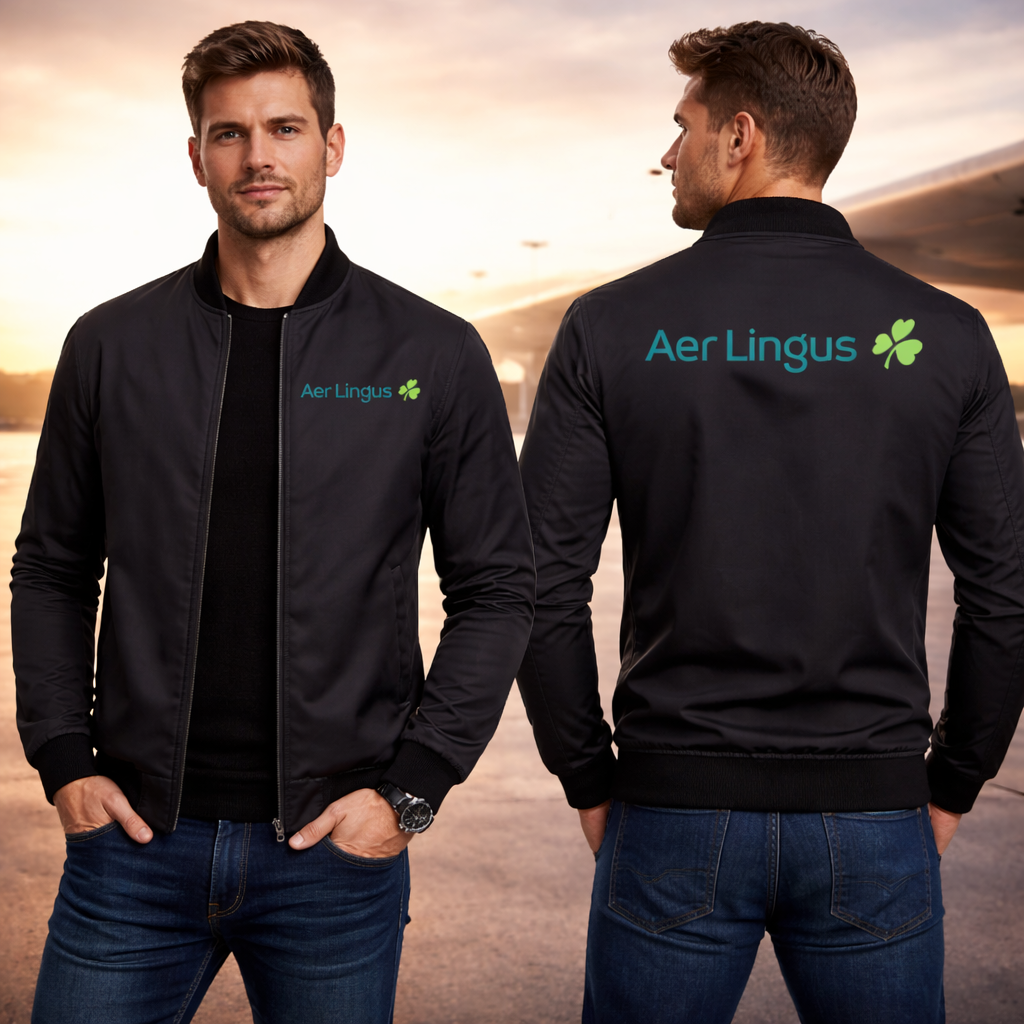 AIR LINGUS LOOSE SOLID COLOR JACKET