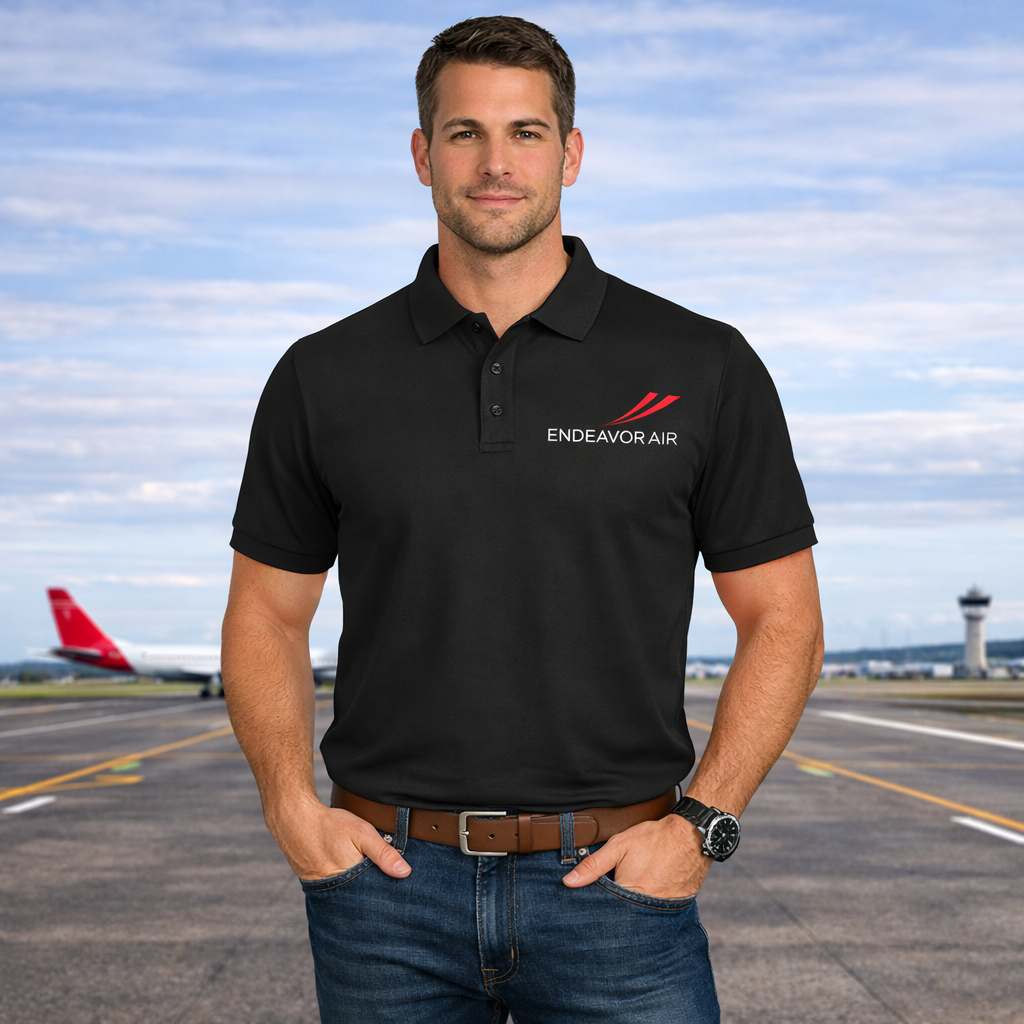 ENDEAVOR AIRLINES POLO T-SHIRT