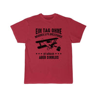 Thumbnail for A DAY WITHOUT MODEL AIRPLANES T - SHIRT - PILOTSX