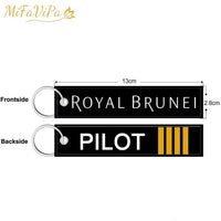 Thumbnail for A ROYAL BRUNEI B PILOT EMBROIDERY KEY CHAIN - PILOTSX