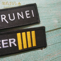 Thumbnail for A ROYAL BRUNEI SIDE B ENGINEER EMBROIDERY KEY CHAIN - PILOTSX