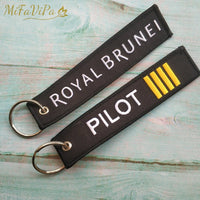 Thumbnail for A ROYAL BRUNEI SIDE B PILOT EMBROIDERY KEY CHAIN - PILOTSX