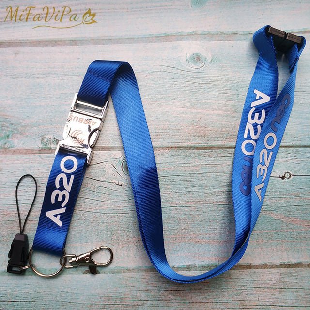 A320 NEO AIRBUS KEYCHAIN LANYARDS NECK STRAP - PILOTSX