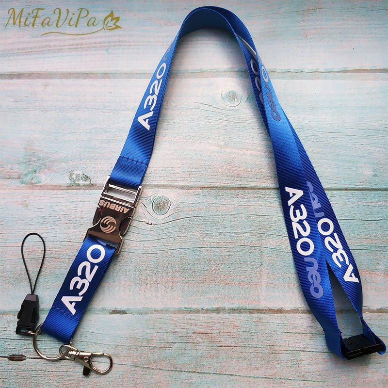 A320 NEO LANYARD AIRBUS KEYCHAIN LANYARDS NECK STRAP - PILOTSX