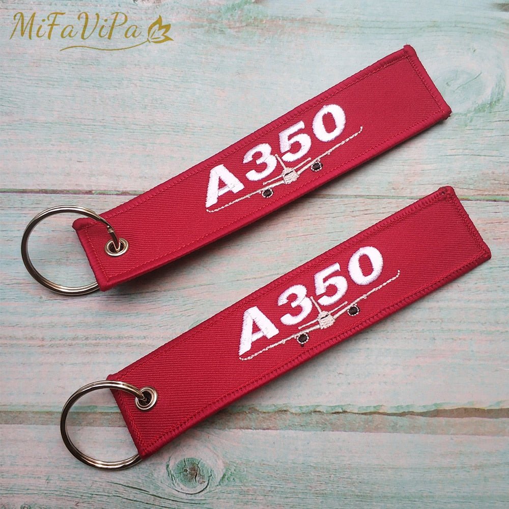 A350 EMBROIDERY KEY CHAIN - PILOTSX