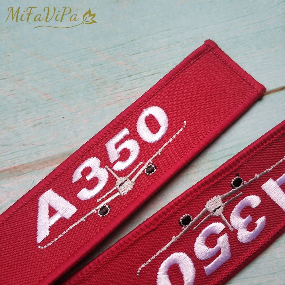 A350 EMBROIDERY KEY CHAIN - PILOTSX