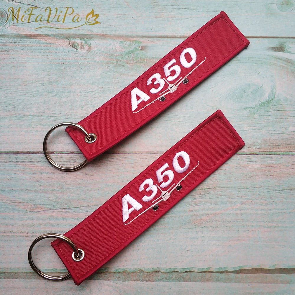 A350 EMBROIDERY KEY CHAIN - PILOTSX