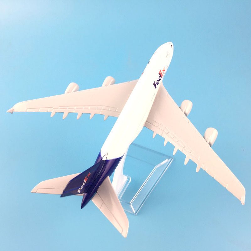 A380 FEDEX EXPRESS AIRLINE MODEL PLANE AIRCRAFT KIDS TOYS 16CM ALLOY METAL MODEL PLANE - PILOTSX