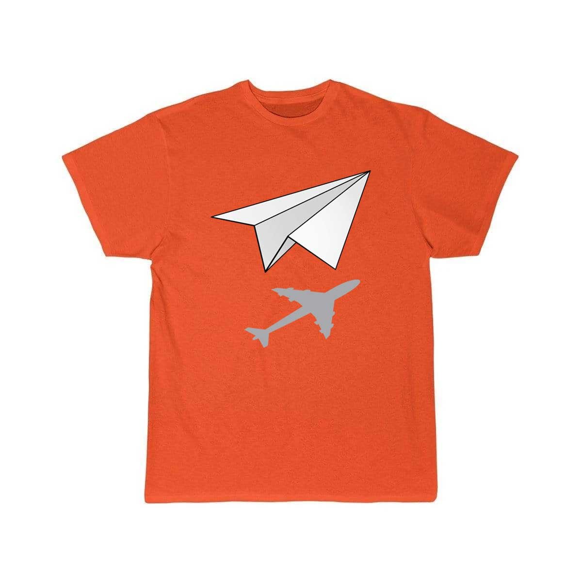 AERONAUTICAL ENGINEER PAPER AIRPLANE T - SHIRT - PILOTSX