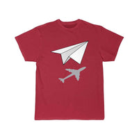 Thumbnail for AERONAUTICAL ENGINEER PAPER AIRPLANE T - SHIRT - PILOTSX