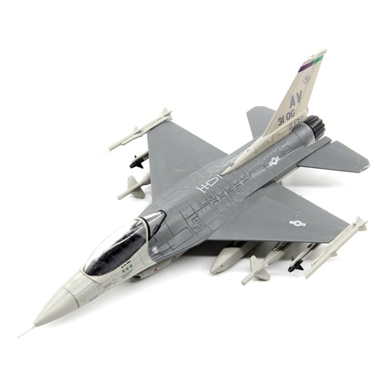 AF1 U.S. AIR FORCE F - 16C FIGHTER FALCON 31ST WING F16 DIECAST METAL FINISHED AIRCRAFT - PILOTSX