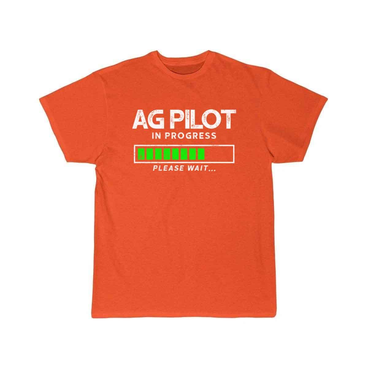 AG PILOT IN PROGRESS PLEASE WAIT… CROP DUSTER T - SHIRT - PILOTSX