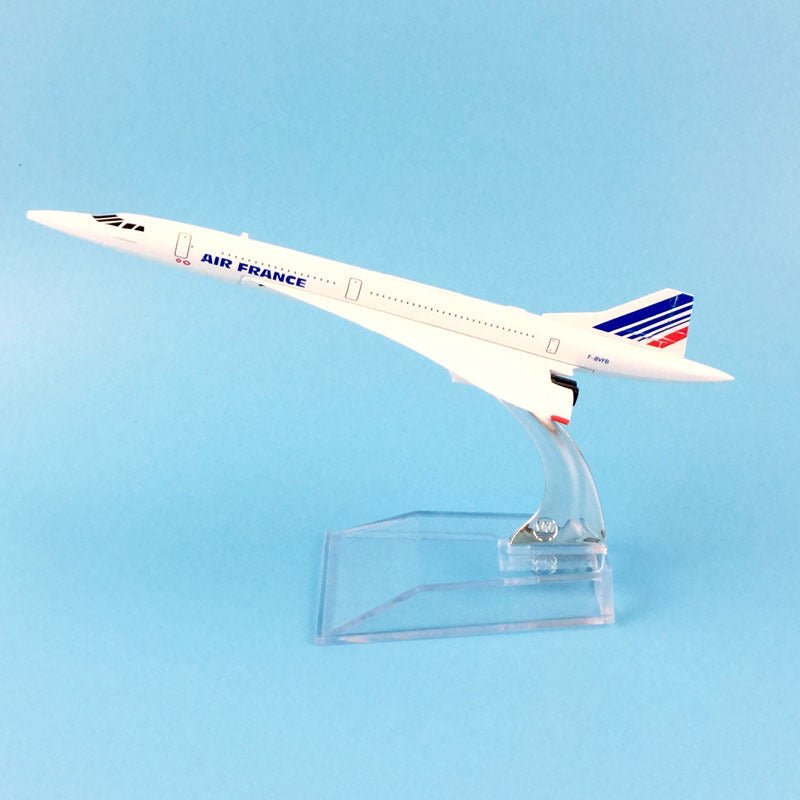 AIR FRANCE CONCORDE AIRCRAFT MODEL DIECAST METAL PLANE AIRPLANES - PILOTSX