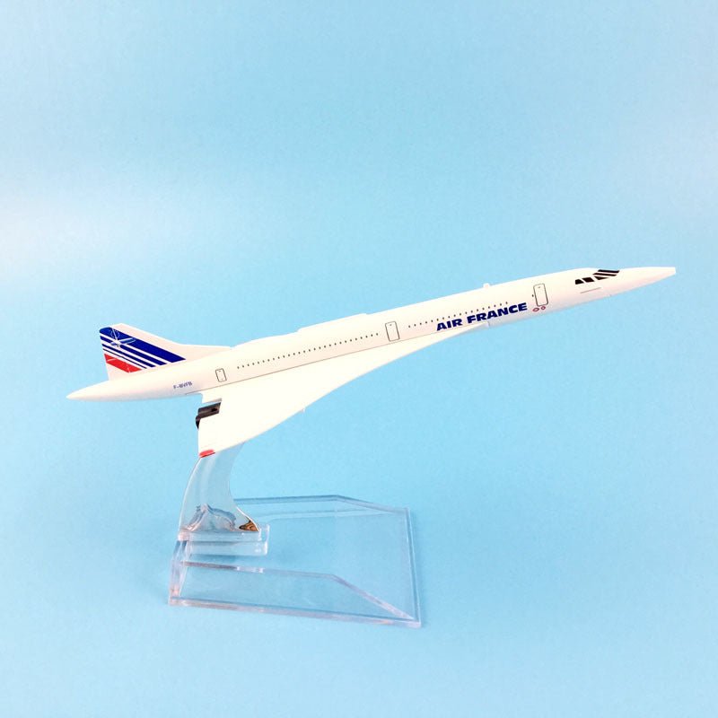 AIR FRANCE CONCORDE AIRCRAFT MODEL DIECAST METAL PLANE AIRPLANES - PILOTSX