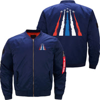 Thumbnail for AIR SHOW, FIGHTER JET, MILITARY PLANE BOMBER FLIGHT AVIATOR JACKET - PILOTSX