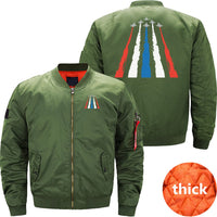 Thumbnail for AIR SHOW, FIGHTER JET, MILITARY PLANE BOMBER FLIGHT AVIATOR JACKET - PILOTSX